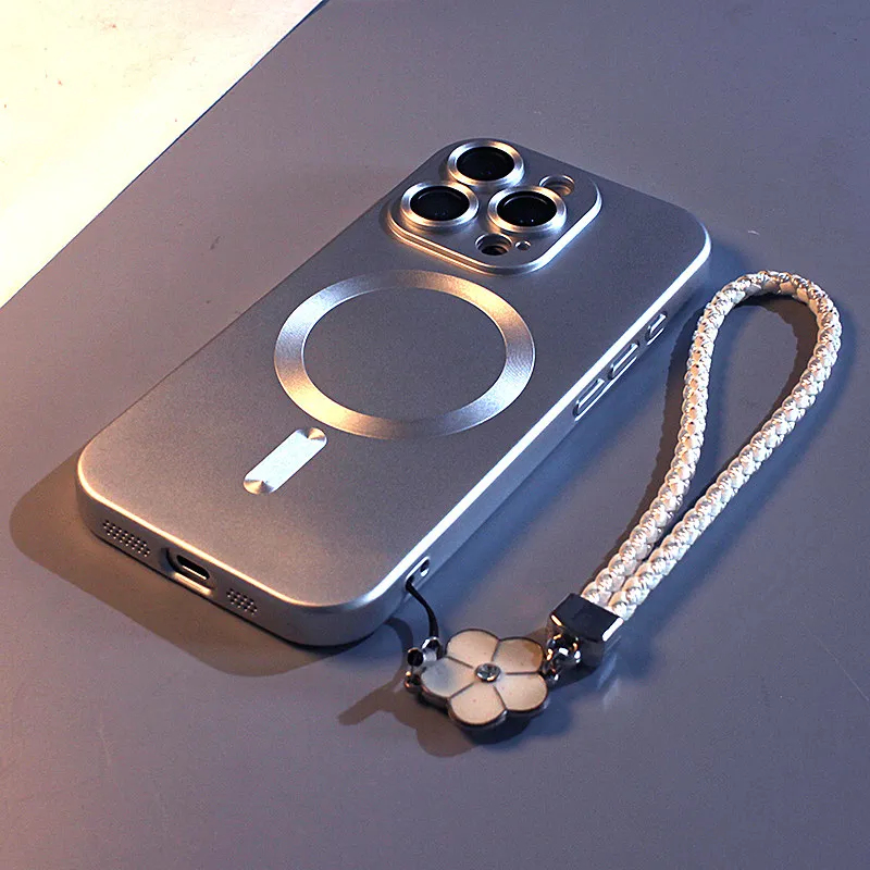 Luxury Plating Case - Роскошный матовый металлический чехол с магнитным
