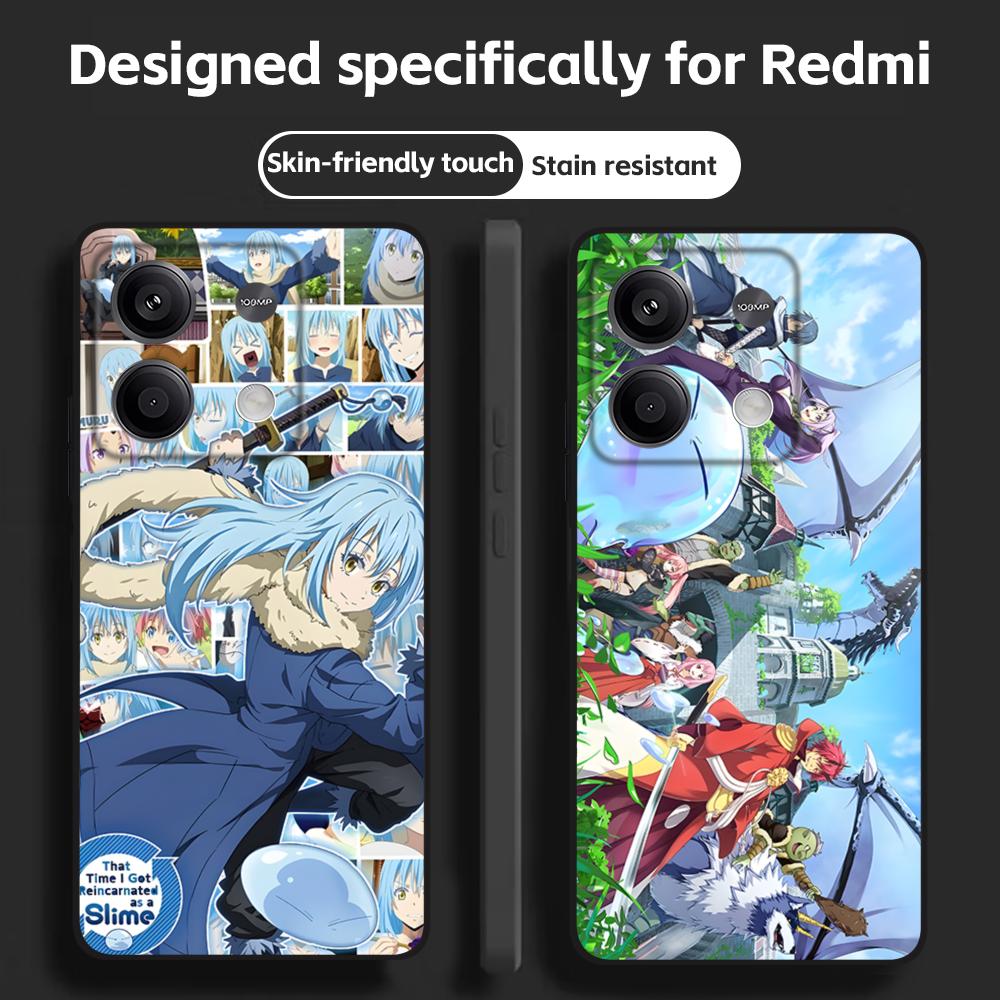 Phone Cases Black - Чехол для телефона Slime Anime Rimuru