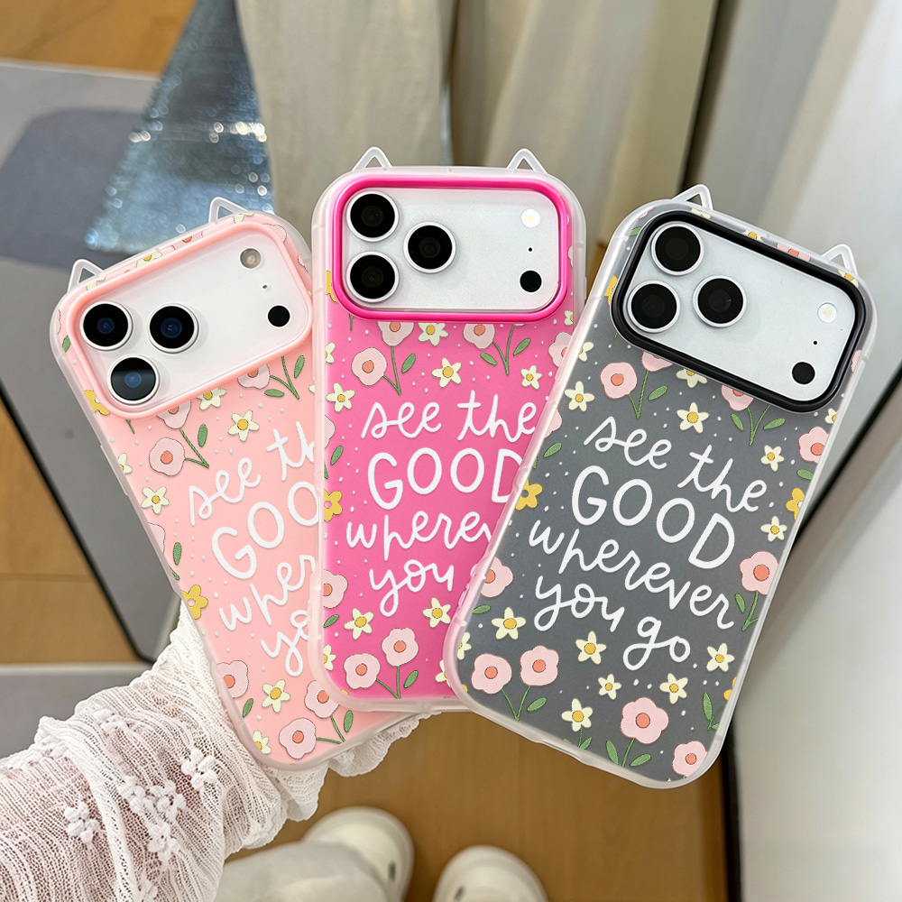 Phone Cases Quotes - Чехол для телефона с кошачьими ушками
