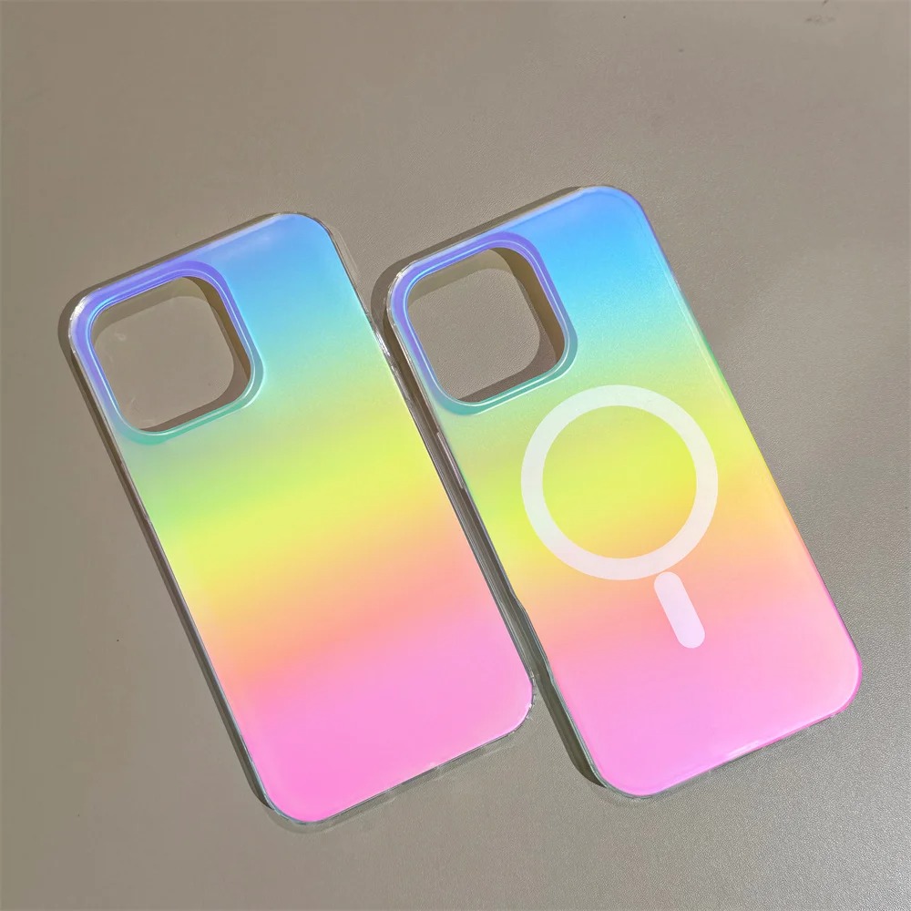 Gradient Color Case - Матовый чехол с лазерным градиентом и