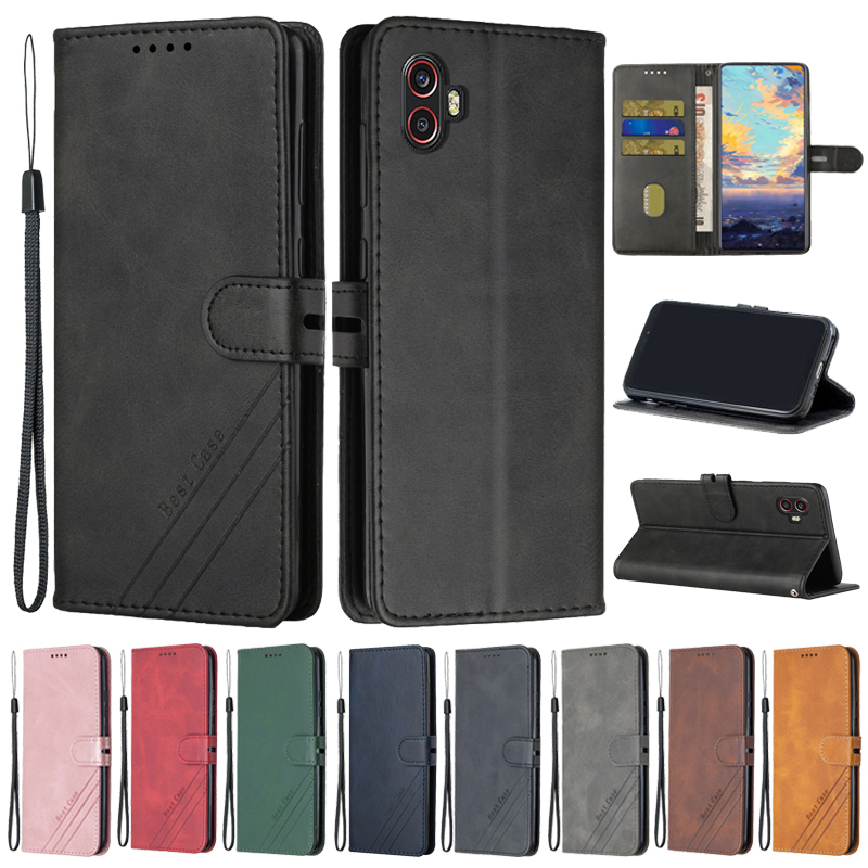 Phone Cases On Sale - Кожаный флип-чехол для Samsung Galaxy XCover