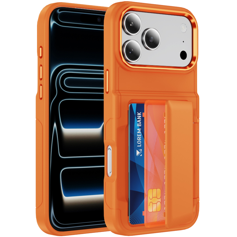 Phone Cases With Wallet On Back - Новый однотонный матовый чехол-бумажник из поликарбоната