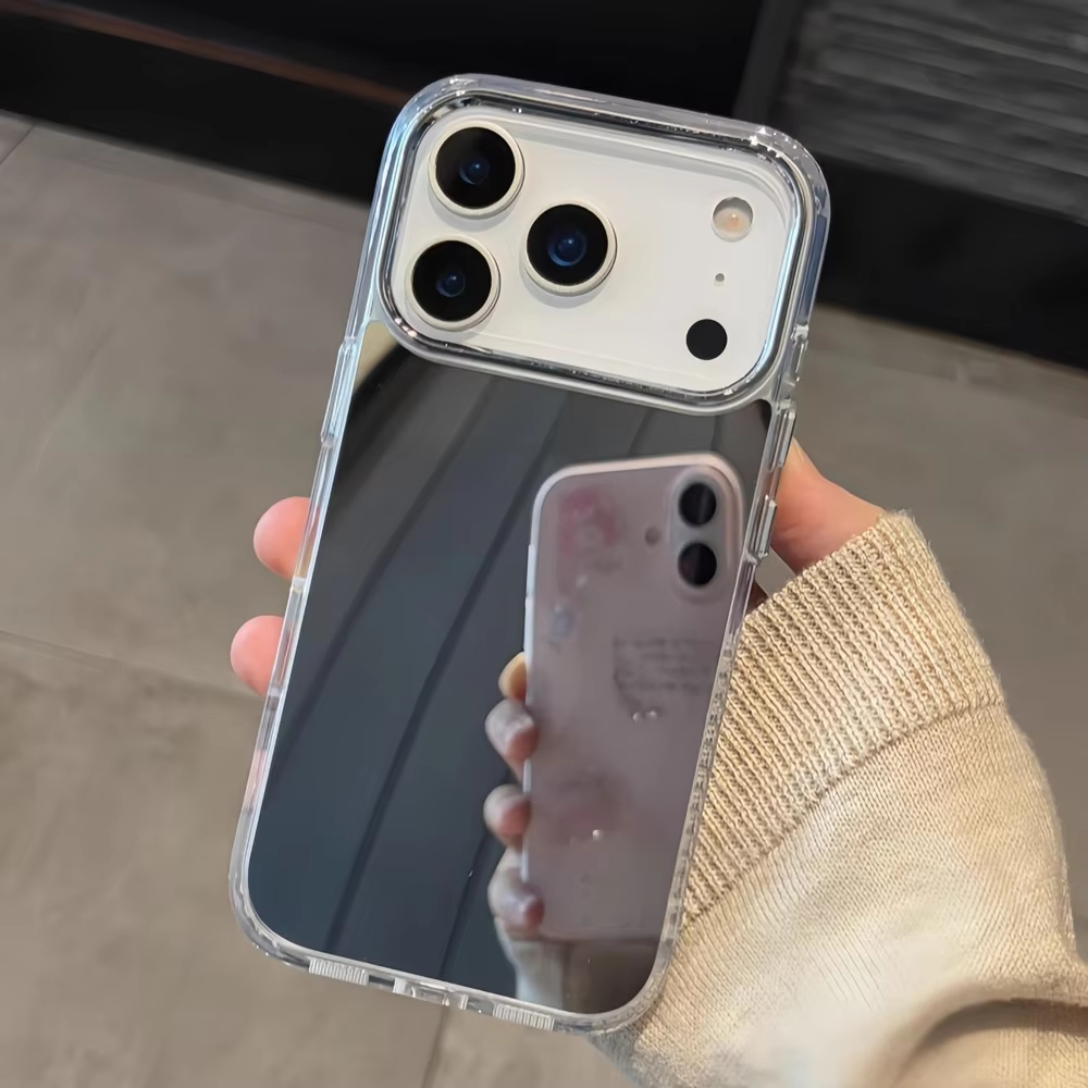 Luxury Plating Case - Роскошный акриловый чехол-зеркало для iPhone 17