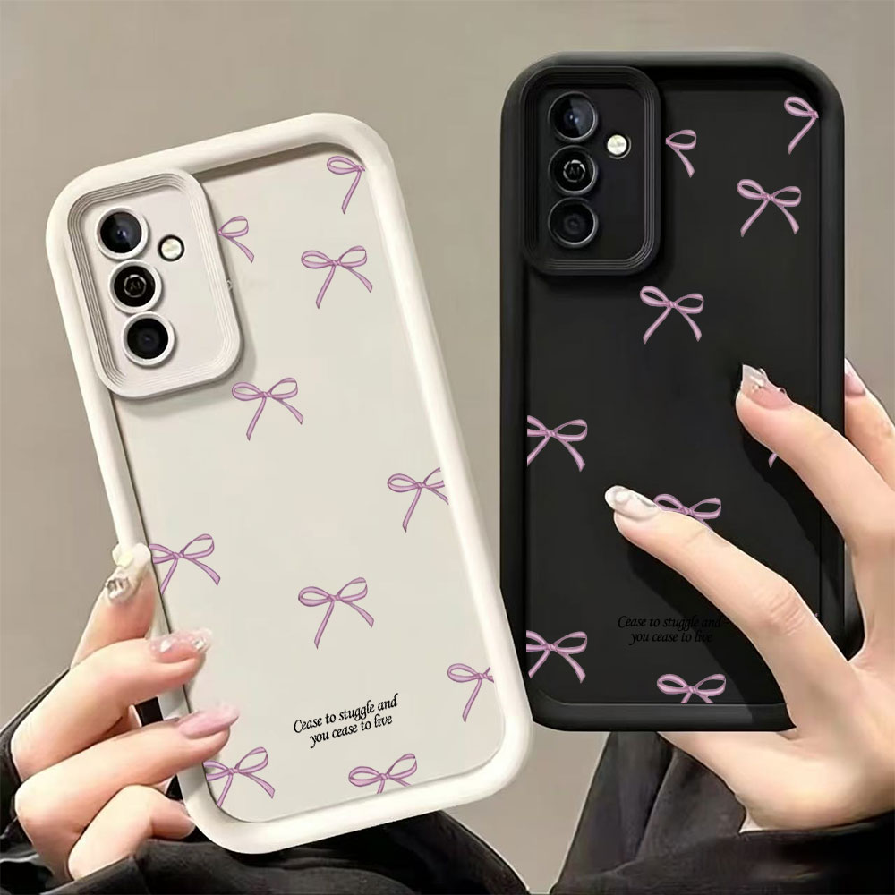 Phone Cases Samsung S25 - Мягкий чехол из ТПУ с розовым