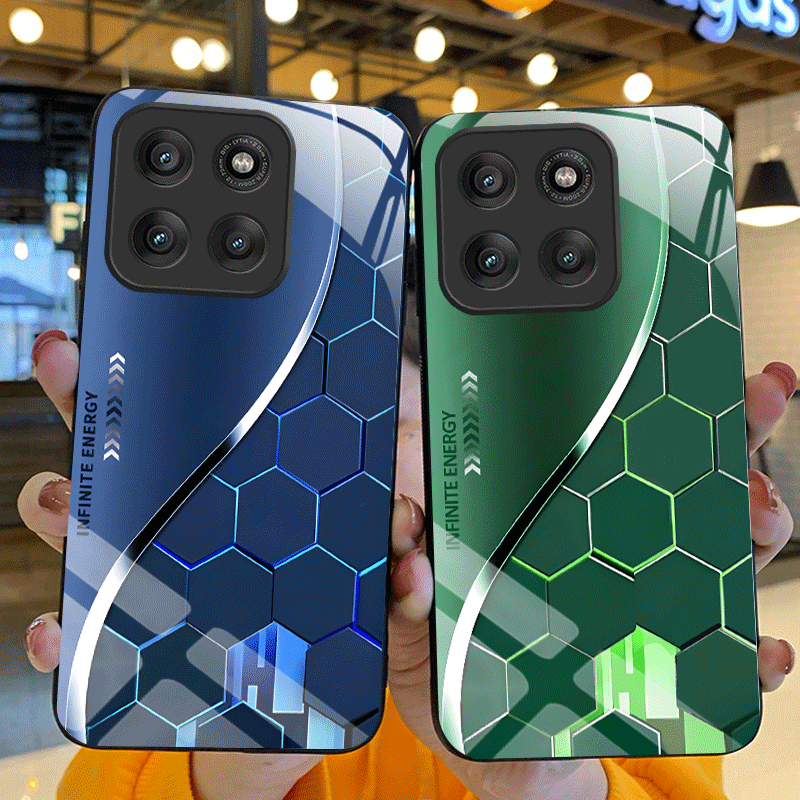Gradient Color Case - Чехол из закаленного стекла для Motorola