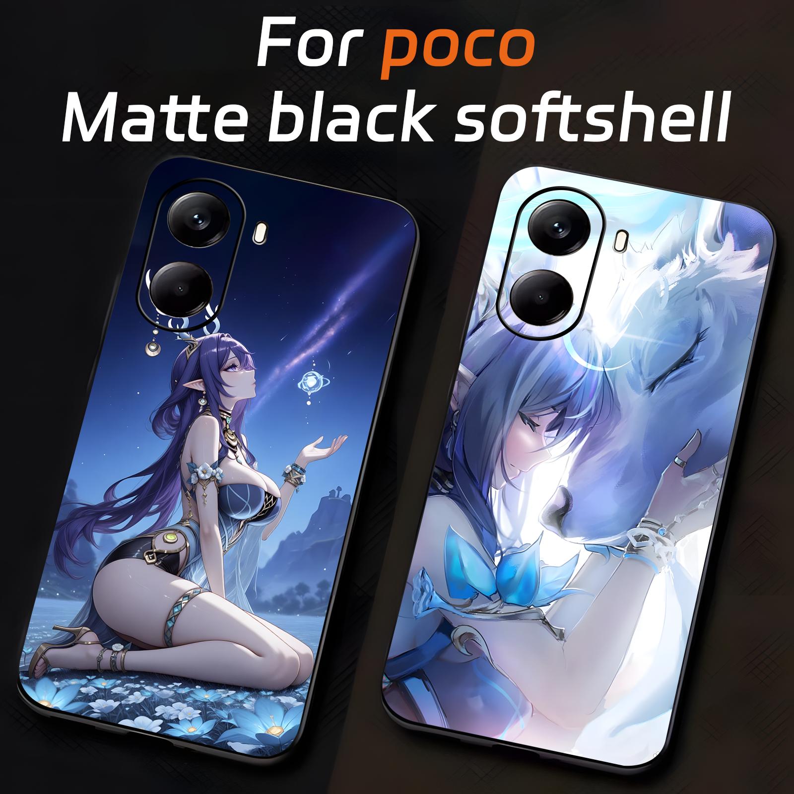 Phone Cases Black - Чехол для телефона Genshin Impact Lauma