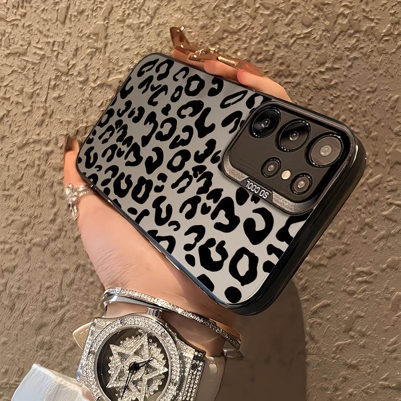 Gradient Color Case - Модный чехол для телефона с леопардовым