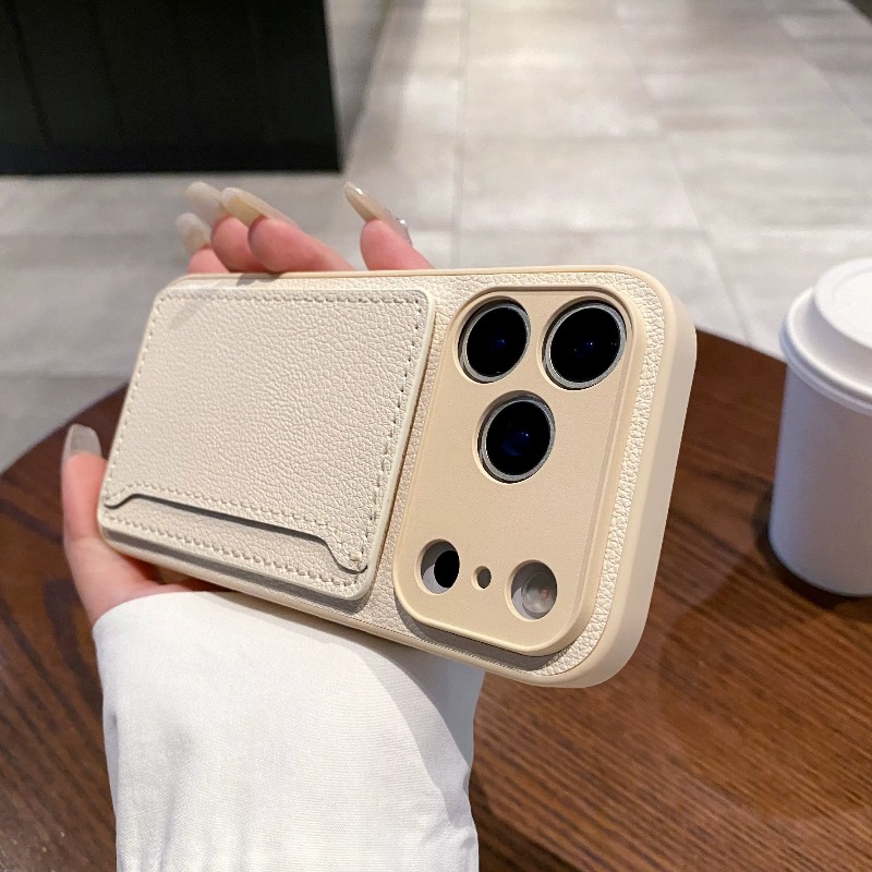 Phone Cases With Wallet On Back - Чехол-кошелек из искусственной кожи с карманом