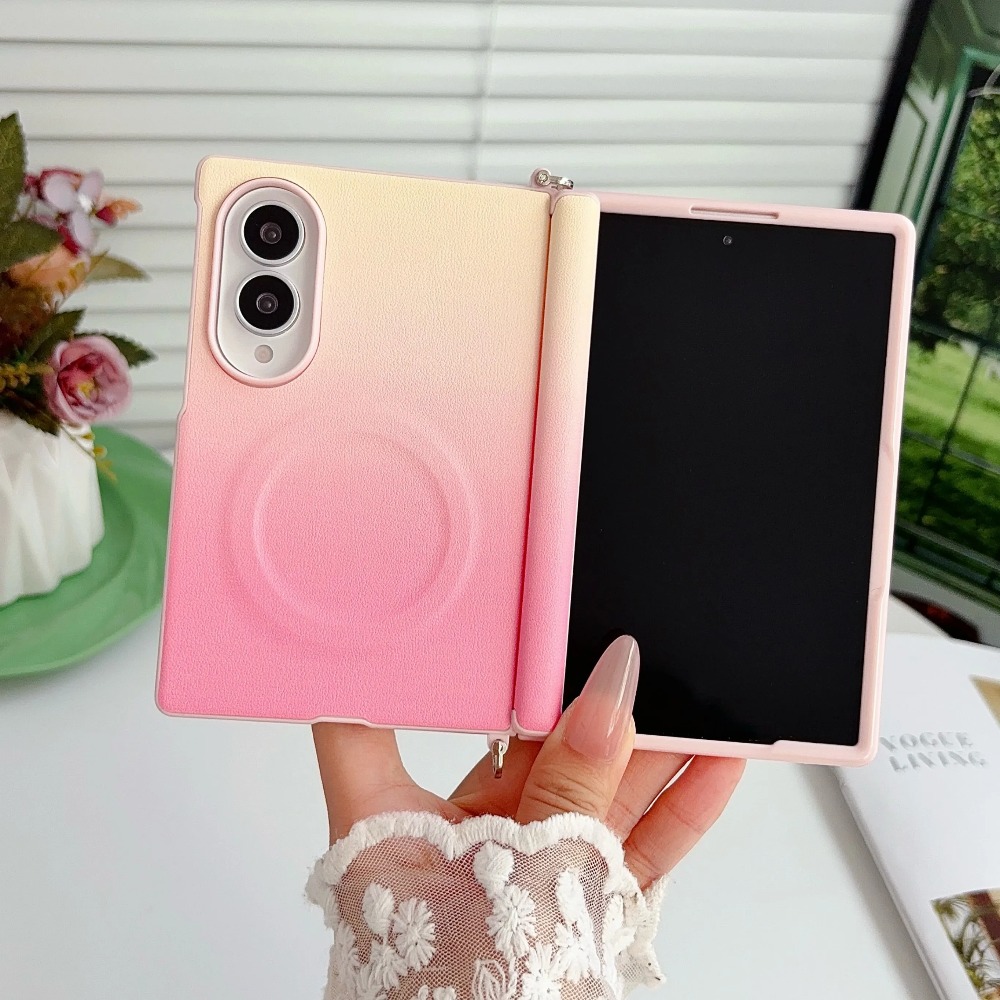 Gradient Color Case - Магнитный чехол из искусственной кожи для