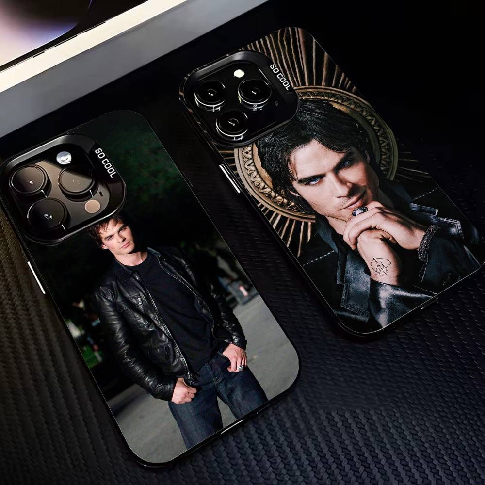 Phone Cases Black - Красивый чехол для телефона D-Damon S-Salvatore-ES