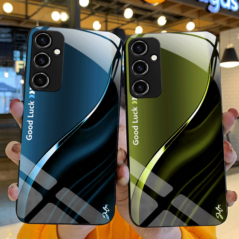Gradient Color Case - Жесткий чехол из закаленного стекла для