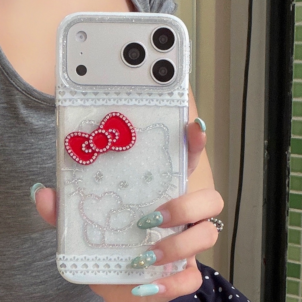 Милый кружевной блестящий чехо – обзор и цена Phone Cases Hello Kitty