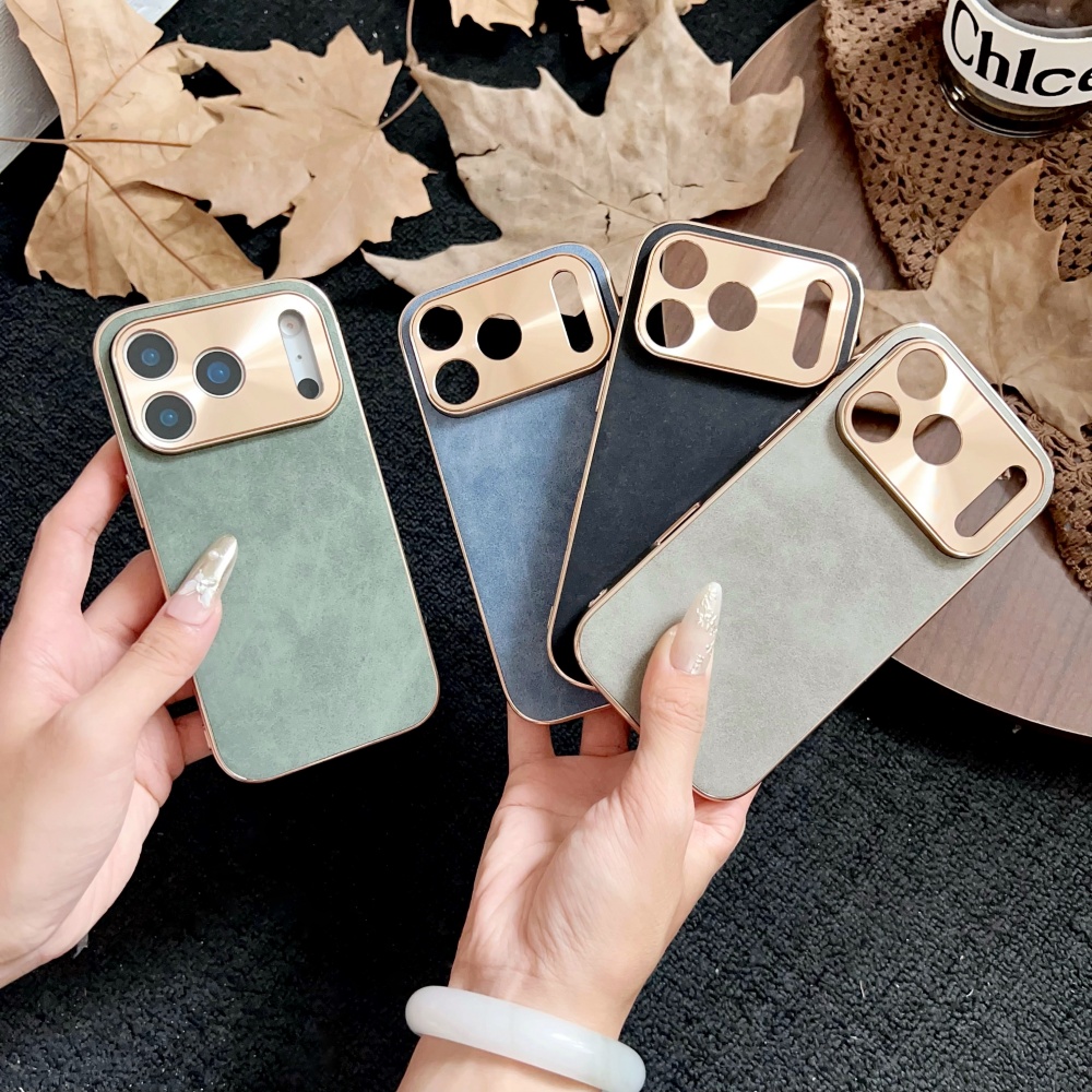 Деловой кожаный чехол для теле – обзор и цена Luxury Plating Case