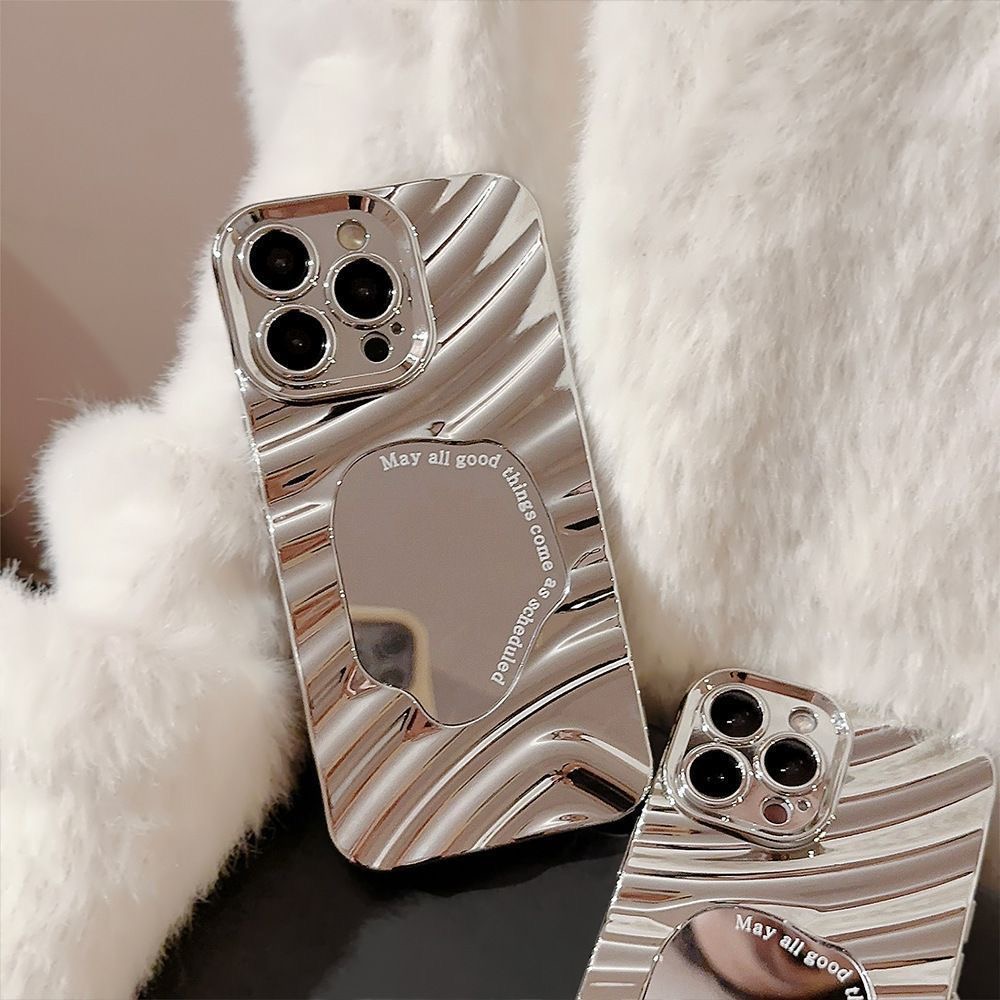 Роскошный зеркальный волнистый – обзор и цена Luxury Plating Case