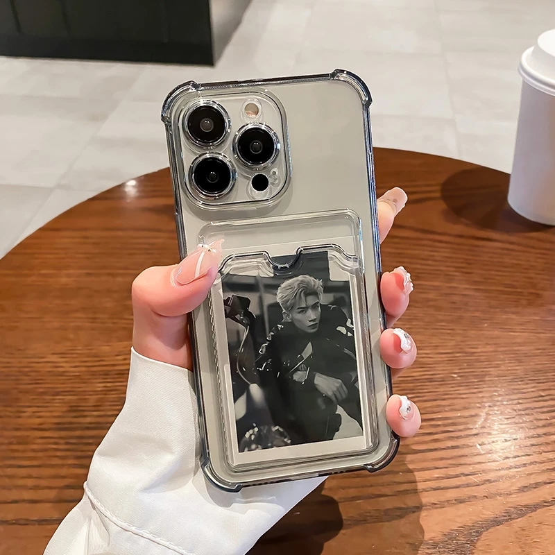 Прозрачный чехол-держатель для – обзор и цена Phone Cases With Wallet On Back