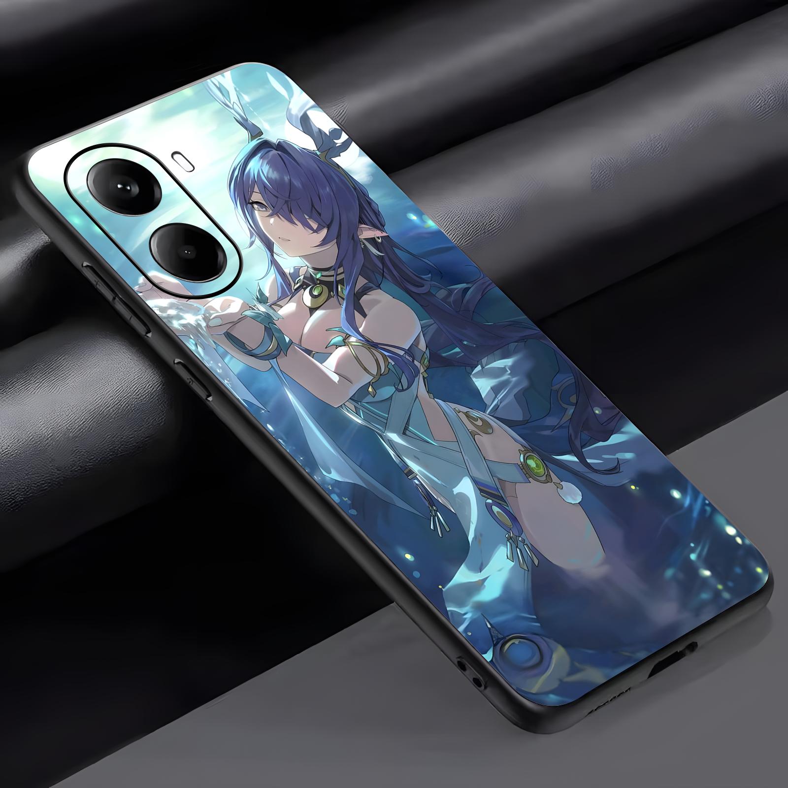 Чехол для телефона Genshin Imp – обзор и цена Phone Cases Black