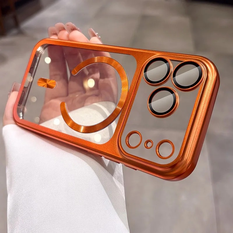 Роскошный прозрачный чехол с п – обзор и цена Luxury Plating Case