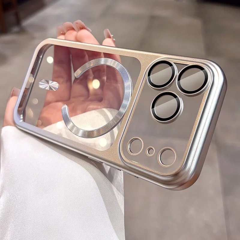 Роскошный прозрачный чехол с п – обзор и цена Luxury Plating Case
