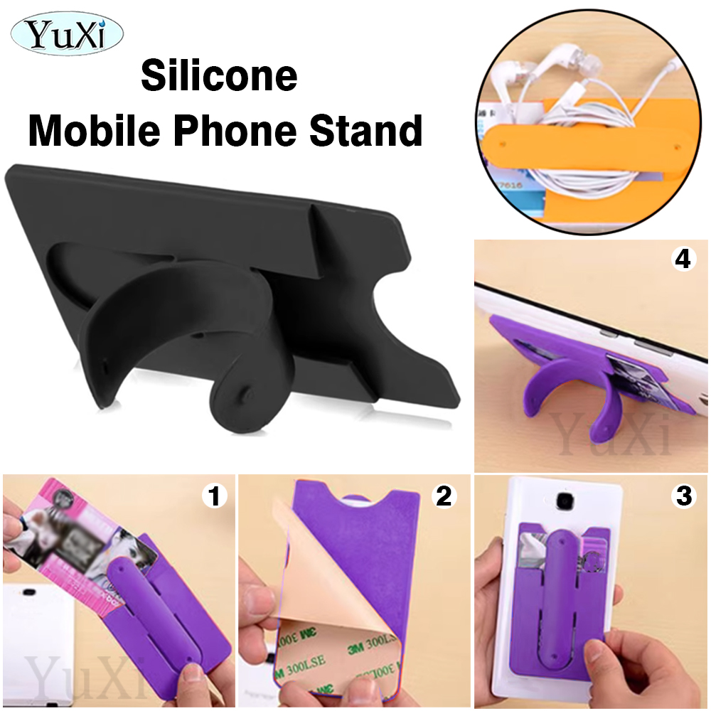 1 шт. силиконовый держатель дл – обзор и цена Phone Cases With Wallet On Back